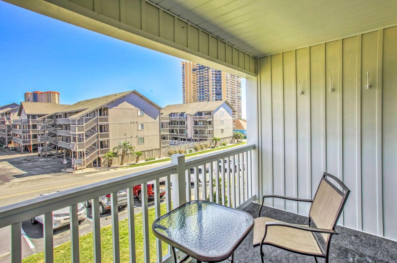Myrtle Beach Condo With Balcony Walk To Beach! Luaran gambar